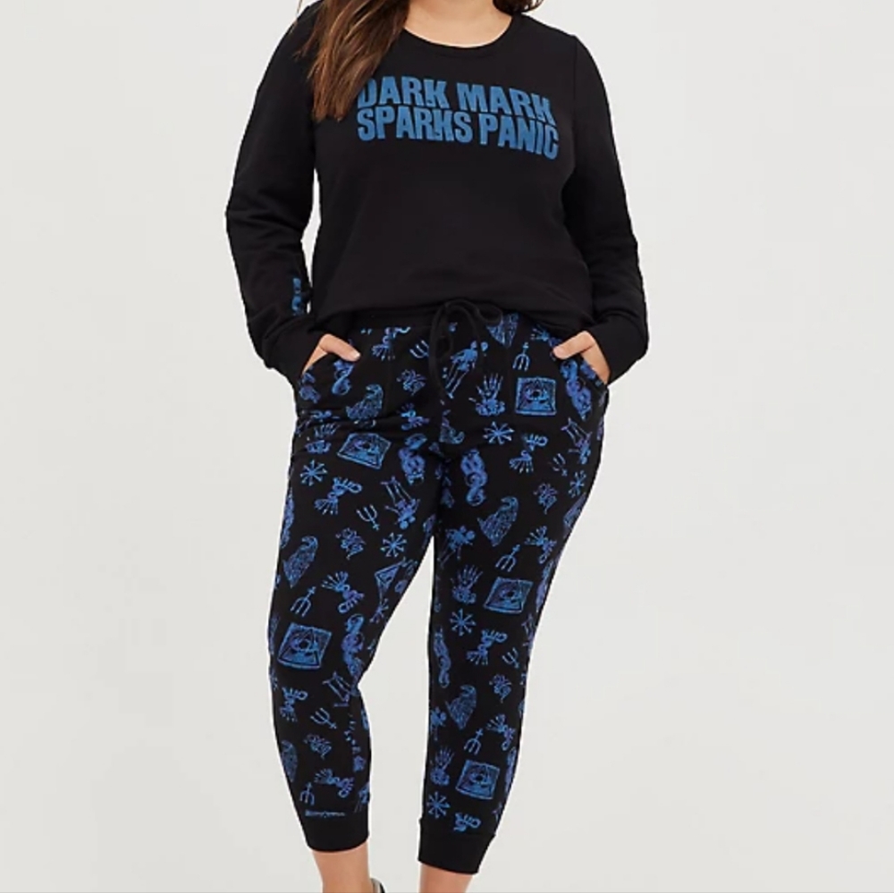 Torrid Plus Size Harry Potter Cropped Jogger Size 3X